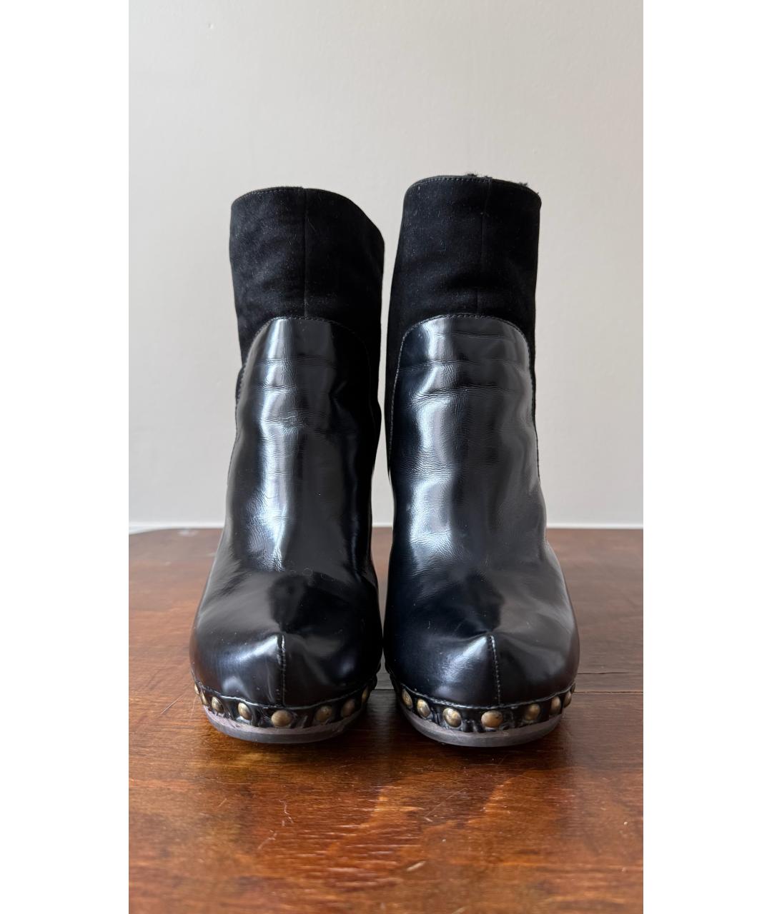 GIVENCHY Черные кожаные ботильоны, фото 2