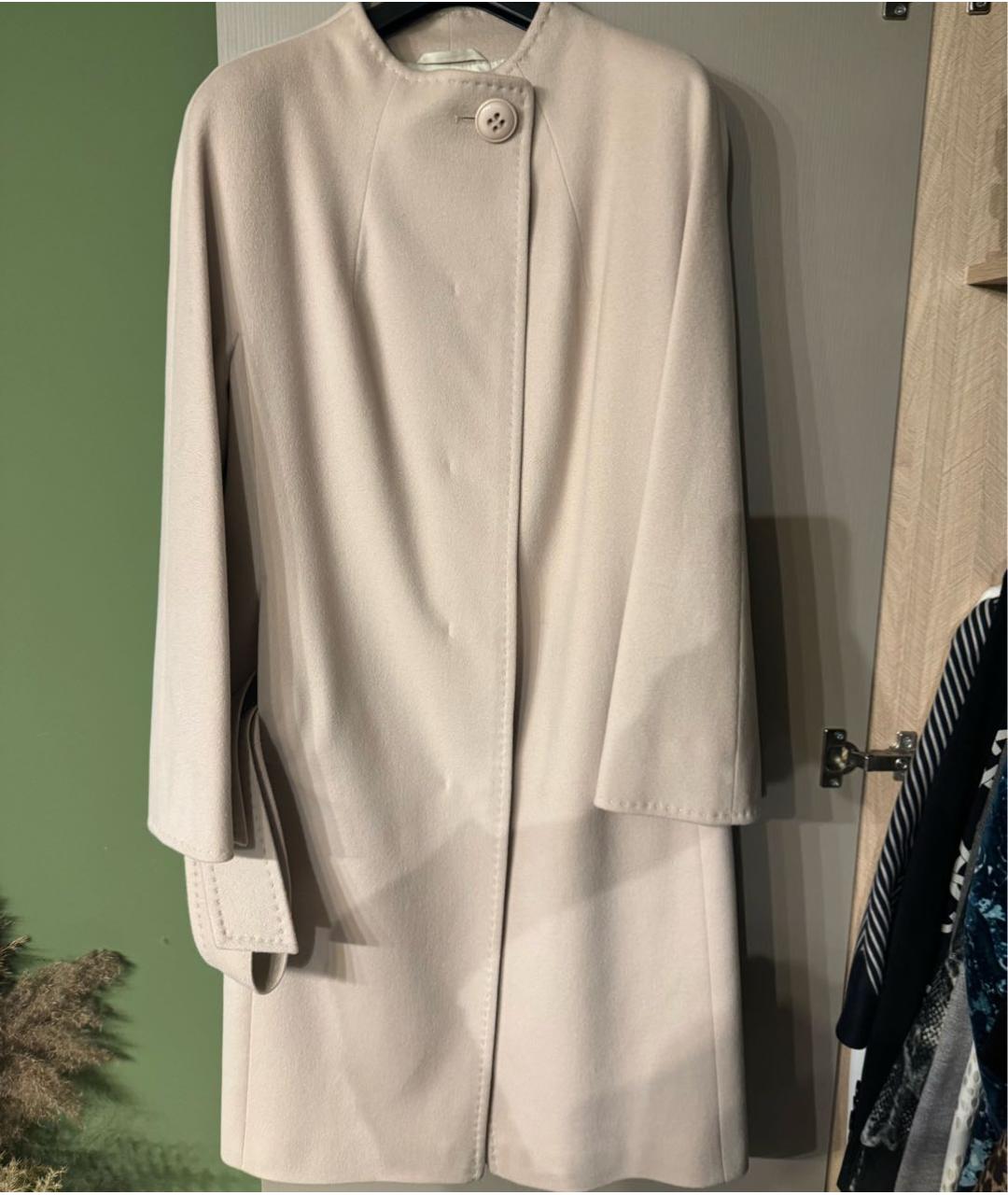 LORO PIANA Бежевое вискозное пальто, фото 5