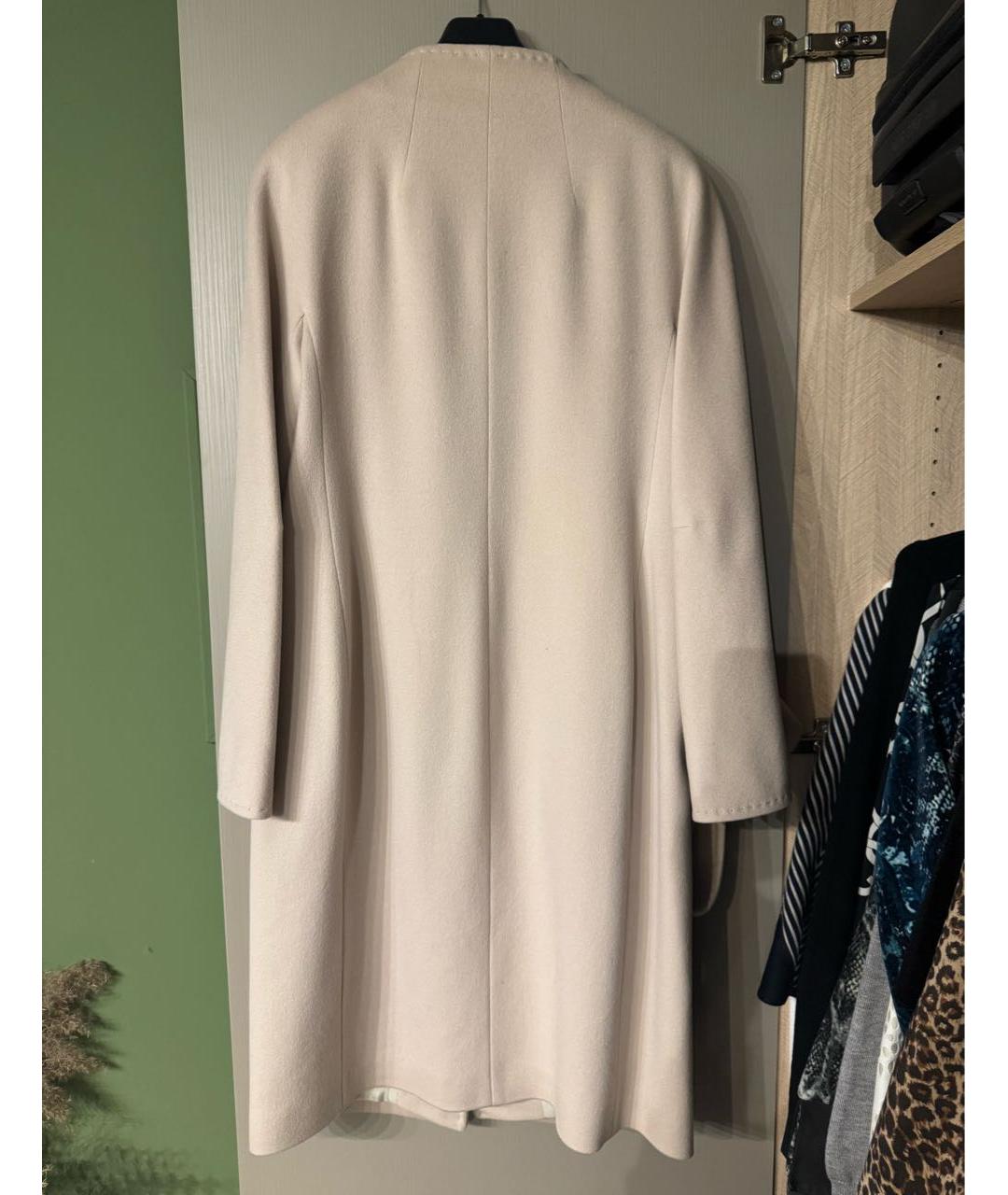 LORO PIANA Бежевое вискозное пальто, фото 2