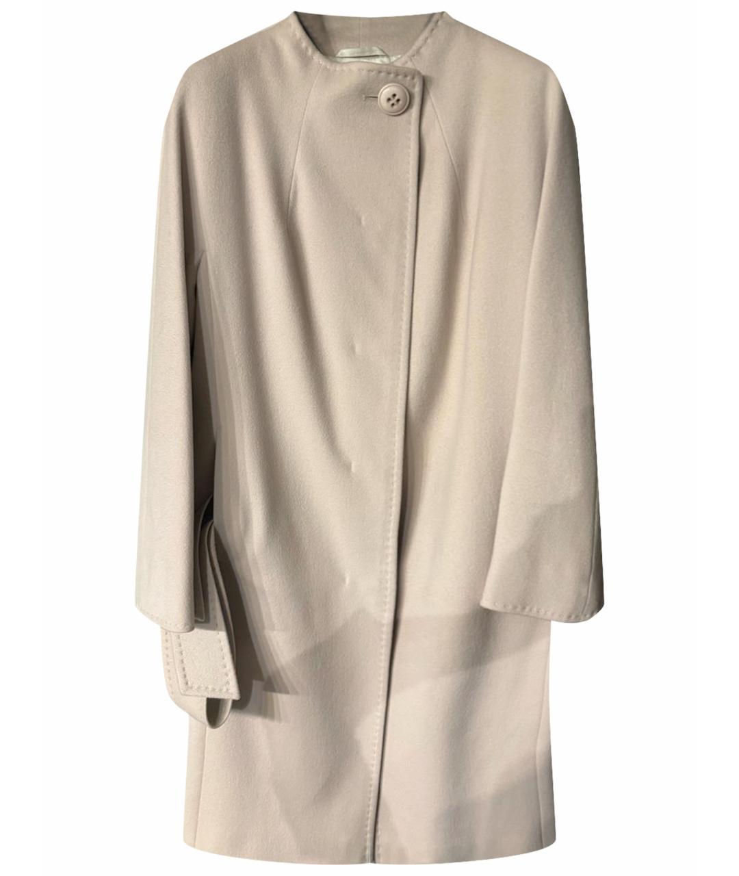 LORO PIANA Бежевое вискозное пальто, фото 1