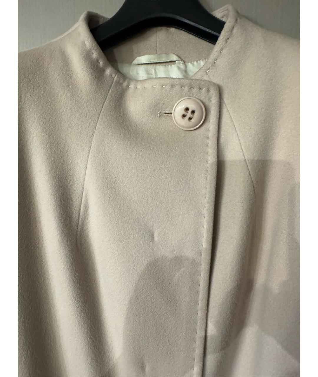 LORO PIANA Бежевое вискозное пальто, фото 4