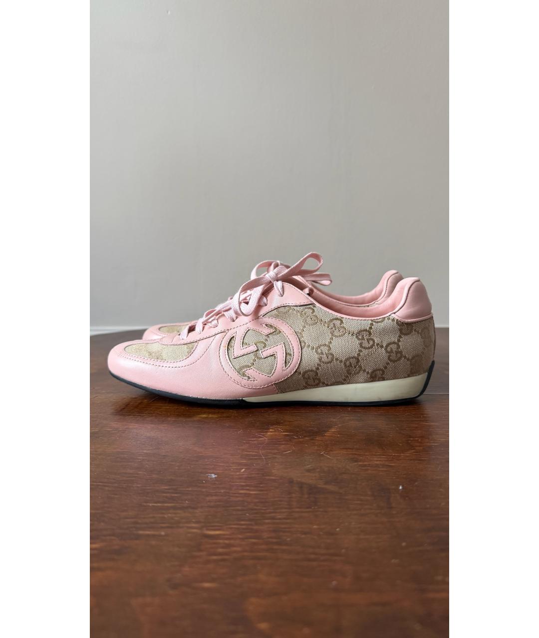 GUCCI Розовые кеды, фото 9