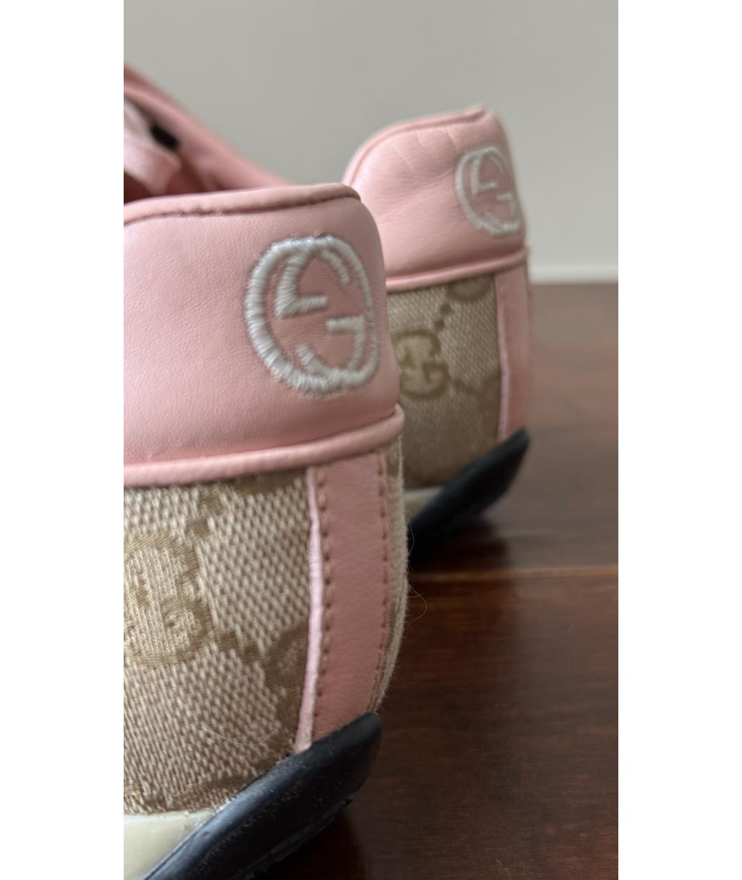 GUCCI Розовые кеды, фото 6