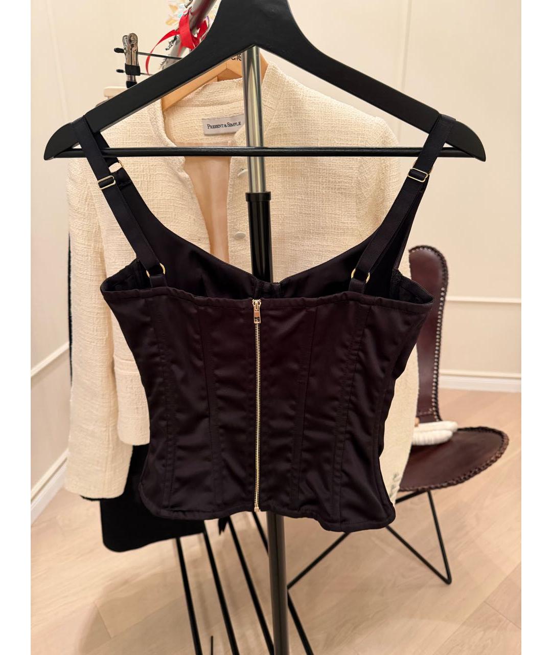 ROZIECORSETS Черный полиэстеровый корсет, фото 3