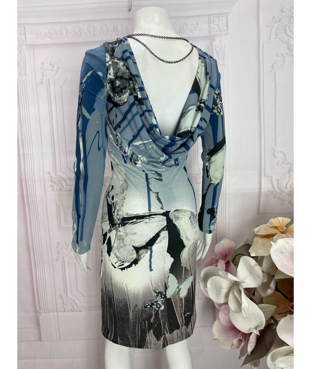 ROBERTO CAVALLI Мульти вискозное повседневное платье, фото 2