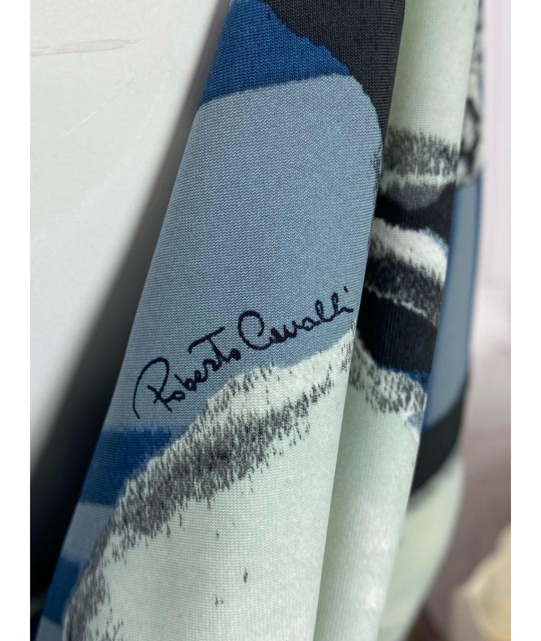 ROBERTO CAVALLI Мульти вискозное повседневное платье, фото 7