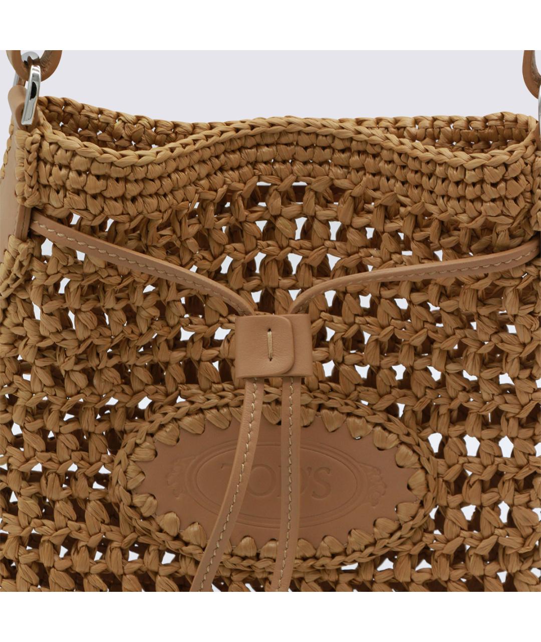 TOD'S Пелетеная сумка через плечо, фото 4