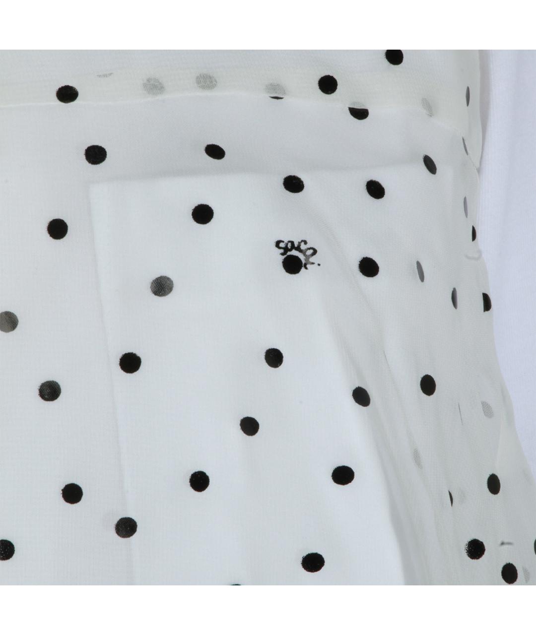 SACAI Белая хлопковая футболка, фото 3