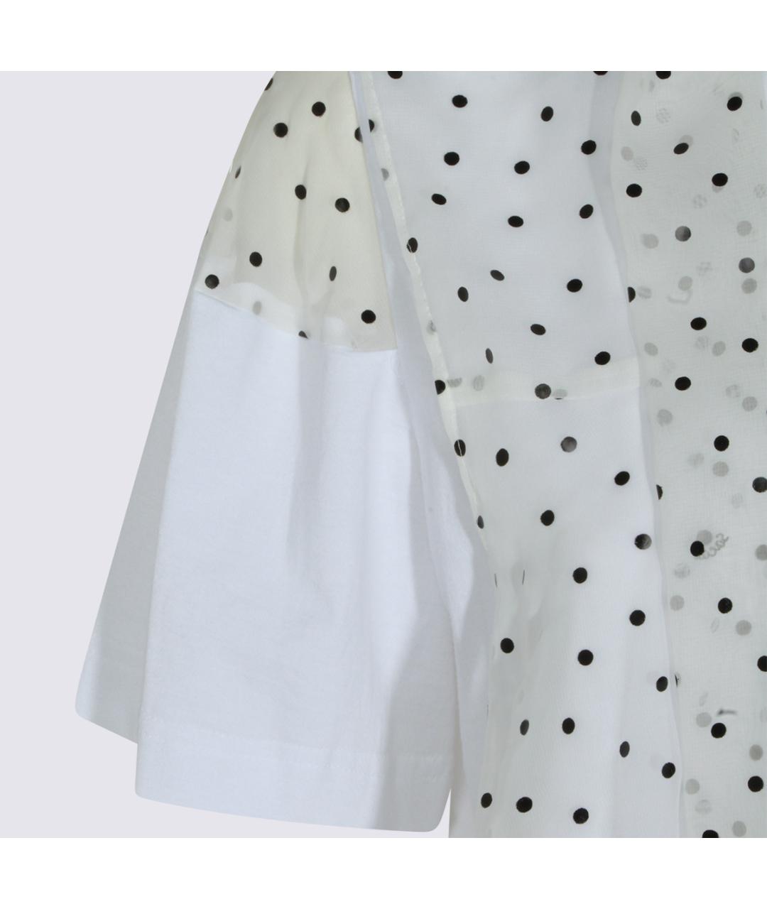 SACAI Белая хлопковая футболка, фото 4