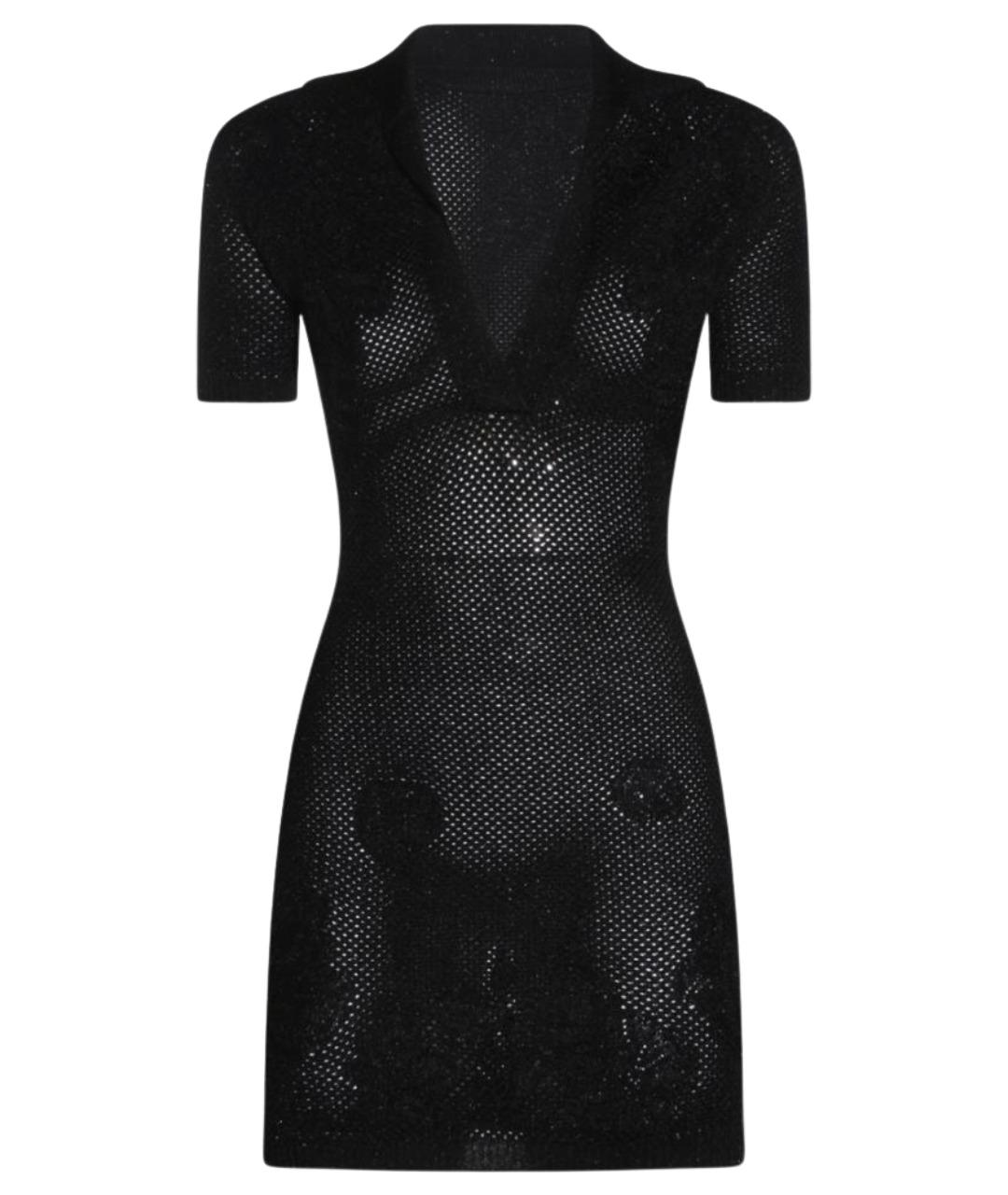 AMIRI Черное вискозное повседневное платье, фото 1