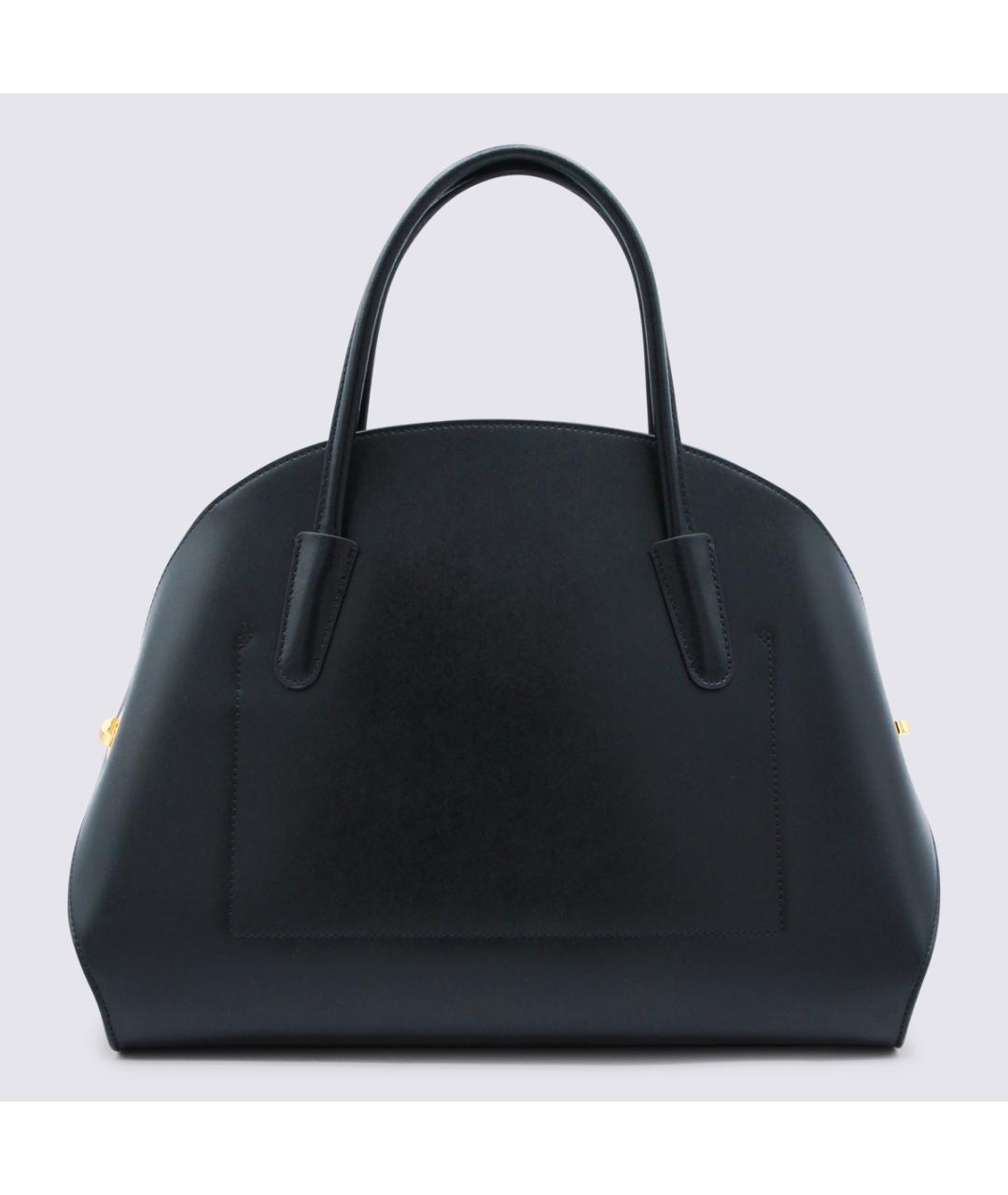 COCCINELLE Черная кожаная сумка тоут, фото 3