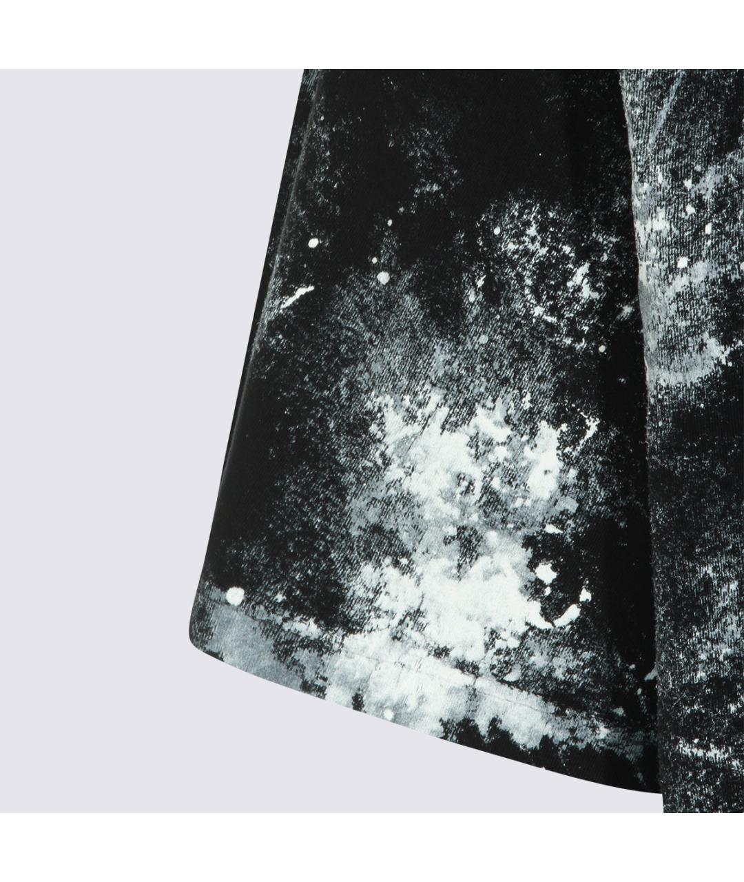 MM6 MAISON MARGIELA Черная хлопковая футболка, фото 4