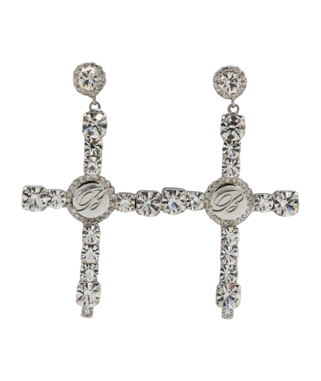 BLUMARINE Серебряные латунные серьги, фото 1