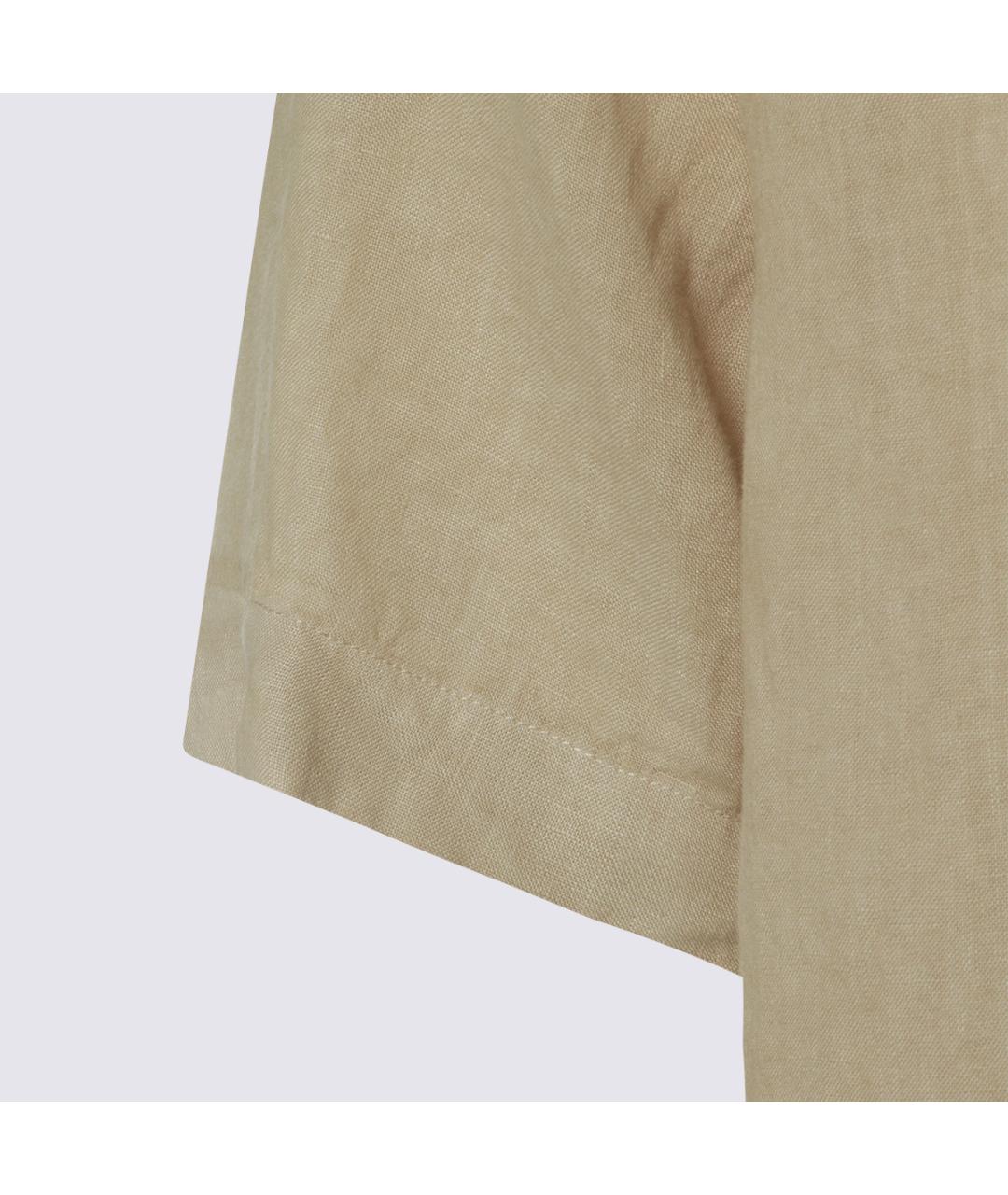 CANALI Бежевая кэжуал рубашка, фото 4