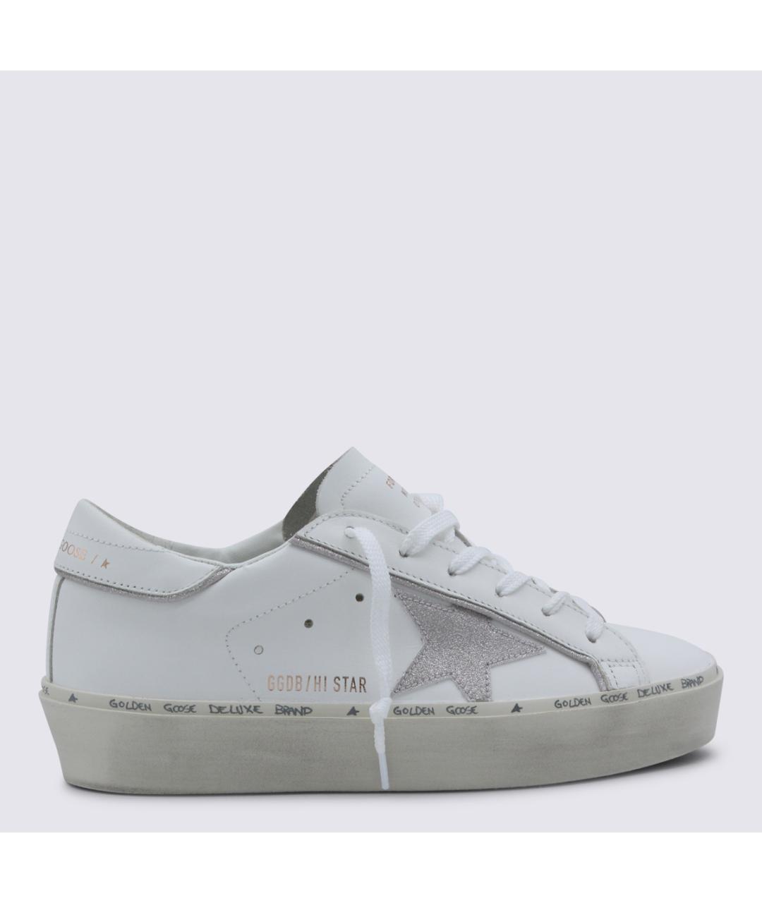 GOLDEN GOOSE DELUXE BRAND Белые кожаные кеды, фото 5