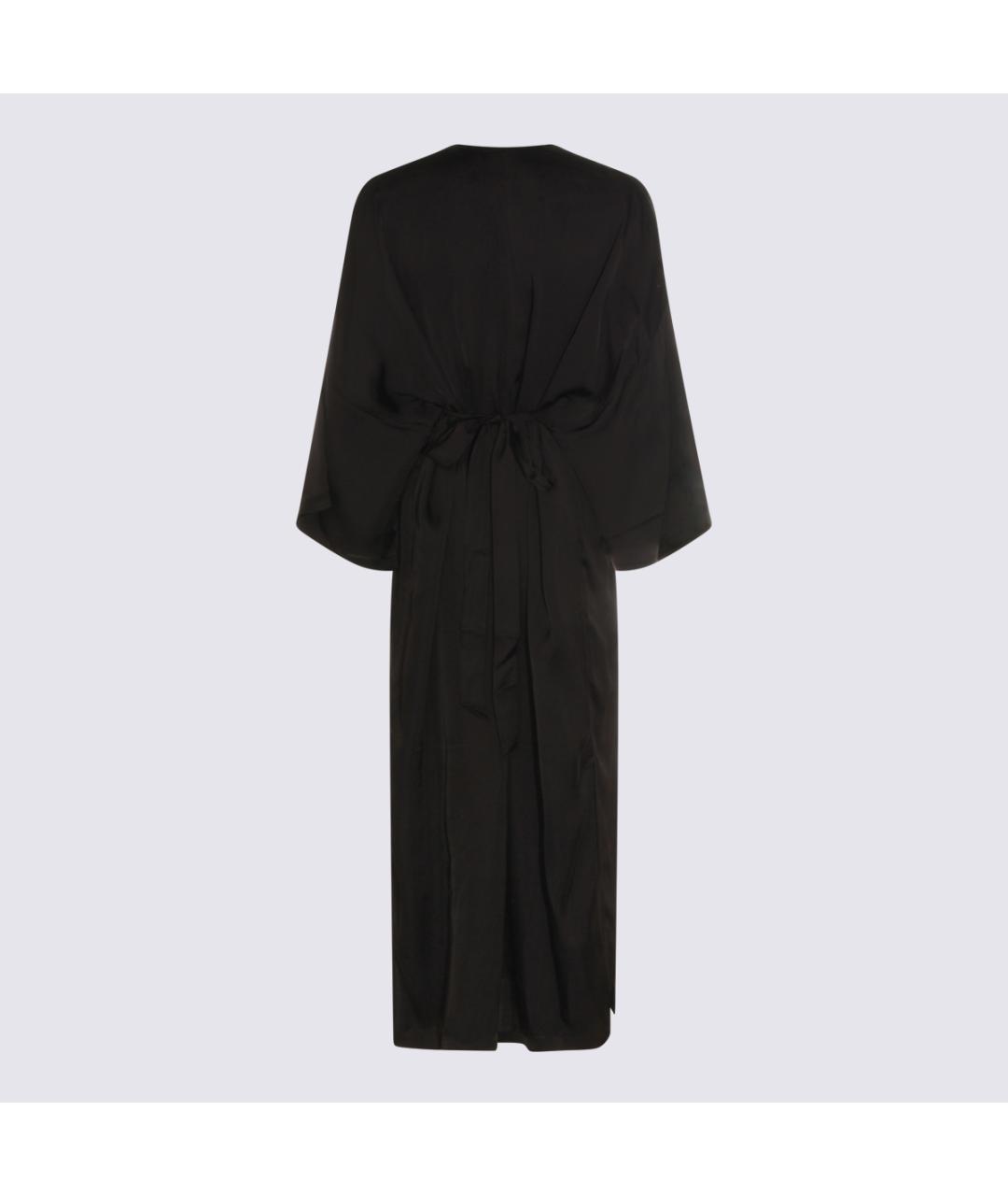 THOM KROM Черное вискозное повседневное платье, фото 2
