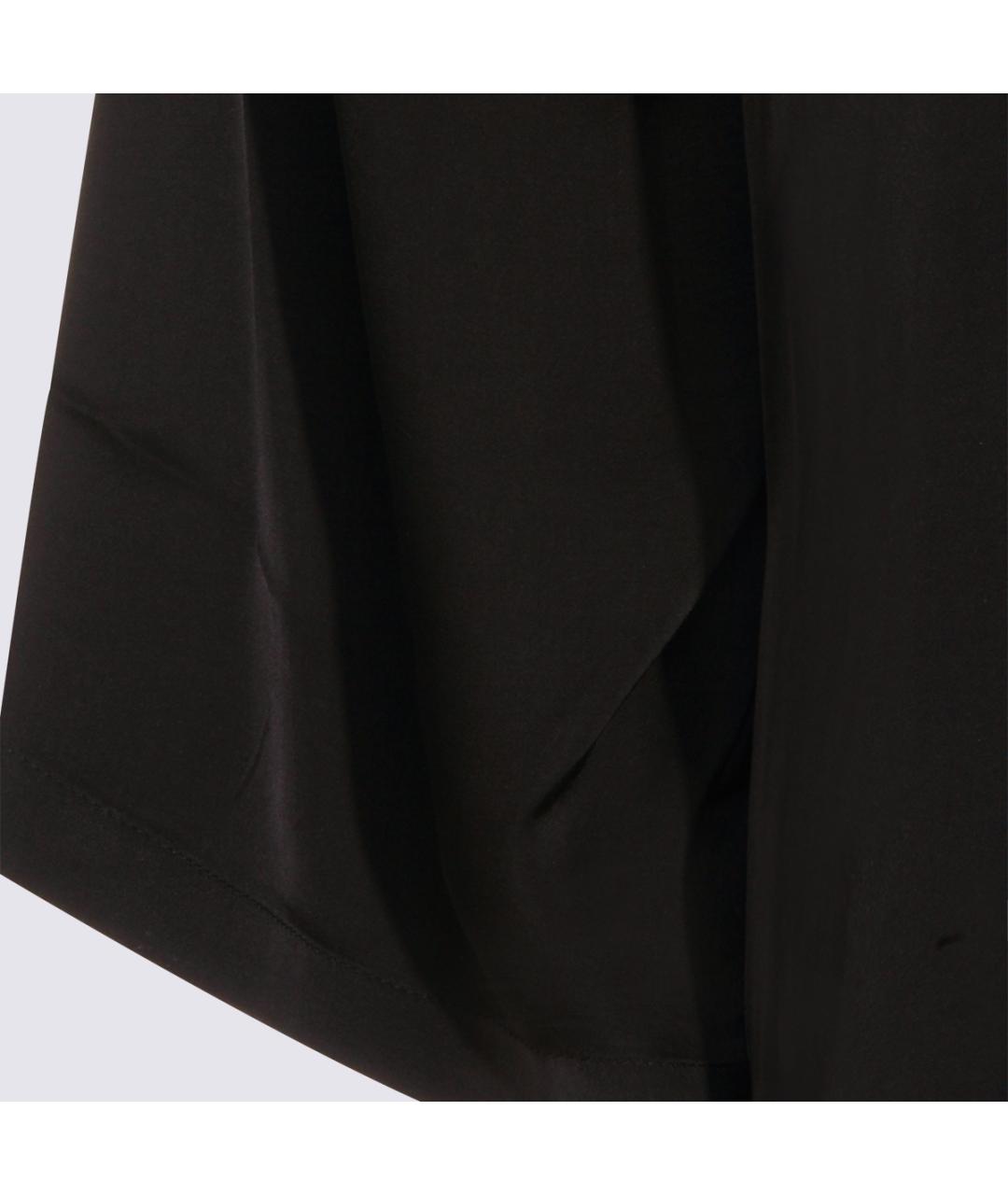 THOM KROM Черное вискозное повседневное платье, фото 4