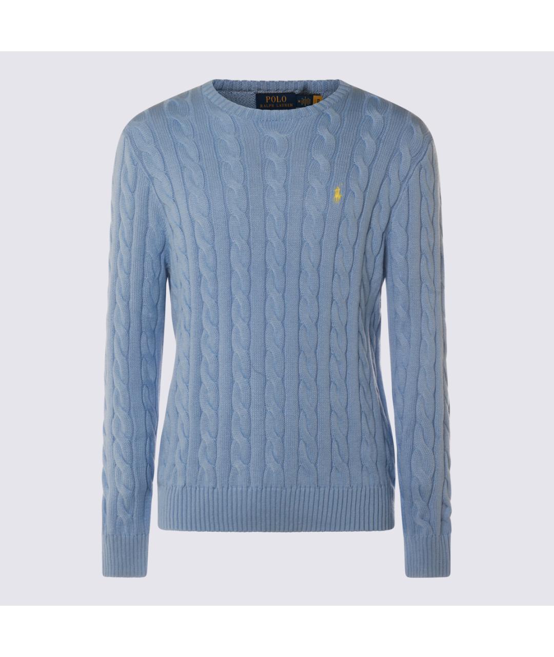 POLO RALPH LAUREN Синий хлопковый джемпер / свитер, фото 5