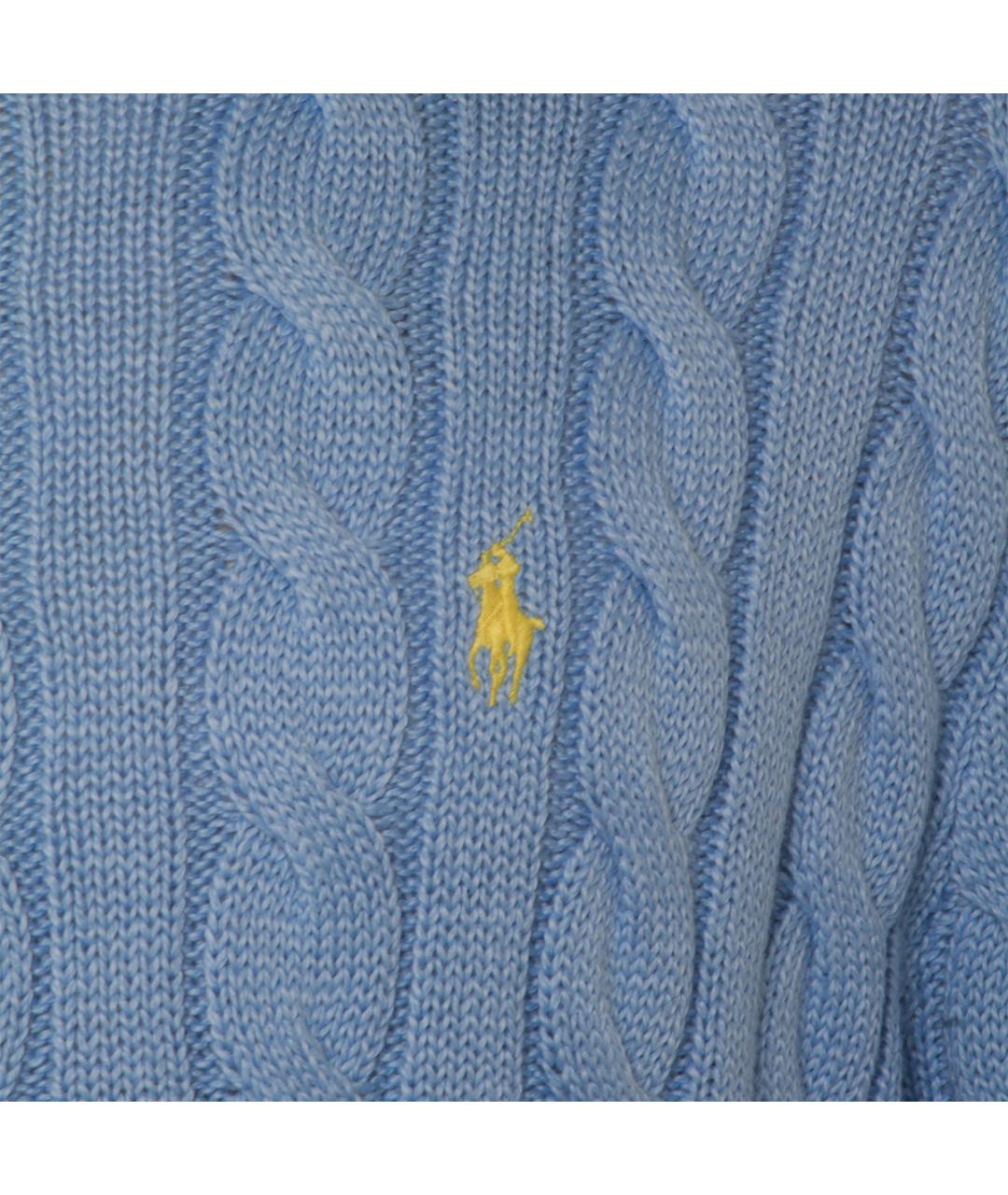 POLO RALPH LAUREN Синий хлопковый джемпер / свитер, фото 3