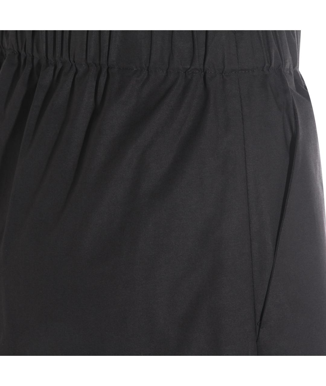 ANTONELLI FIRENZE Черные хлопковые прямые брюки, фото 4