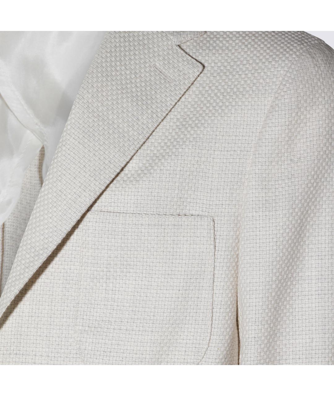 ETRO Бежевый хлопковый пиджак, фото 3