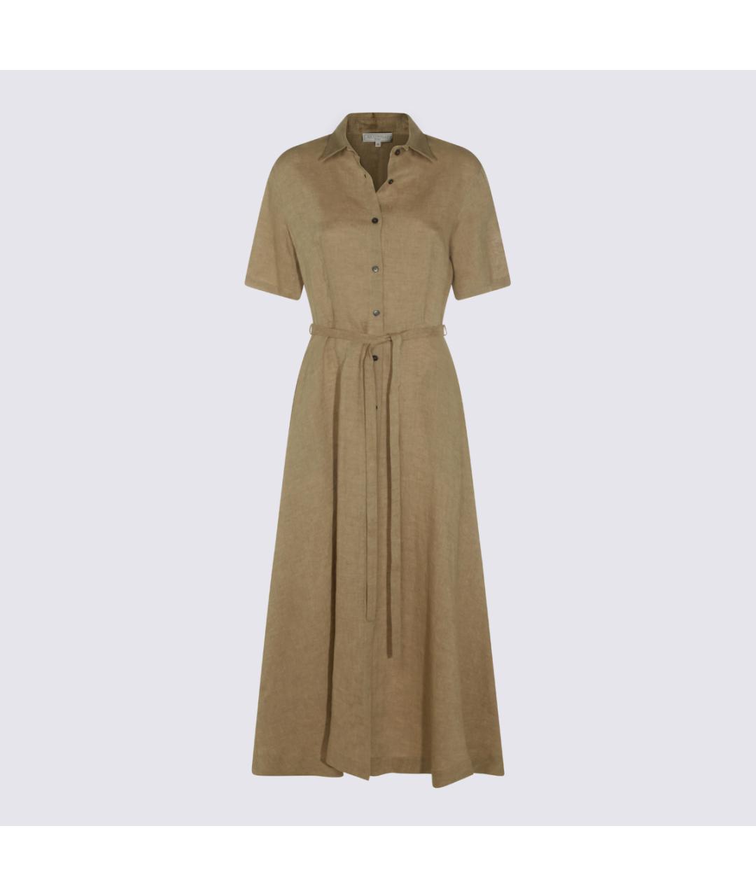 ANTONELLI FIRENZE Бежевое повседневное платье, фото 5