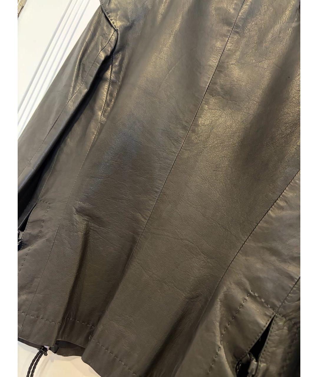 PREMIATA Черная кожаная куртка, фото 4