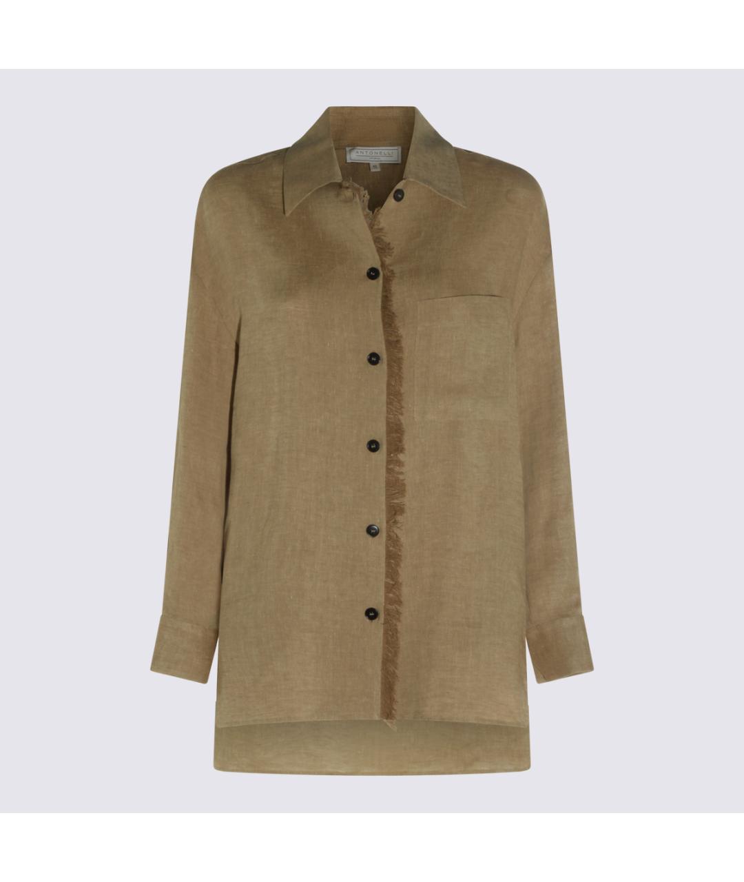 ANTONELLI FIRENZE Бежевая рубашка, фото 5