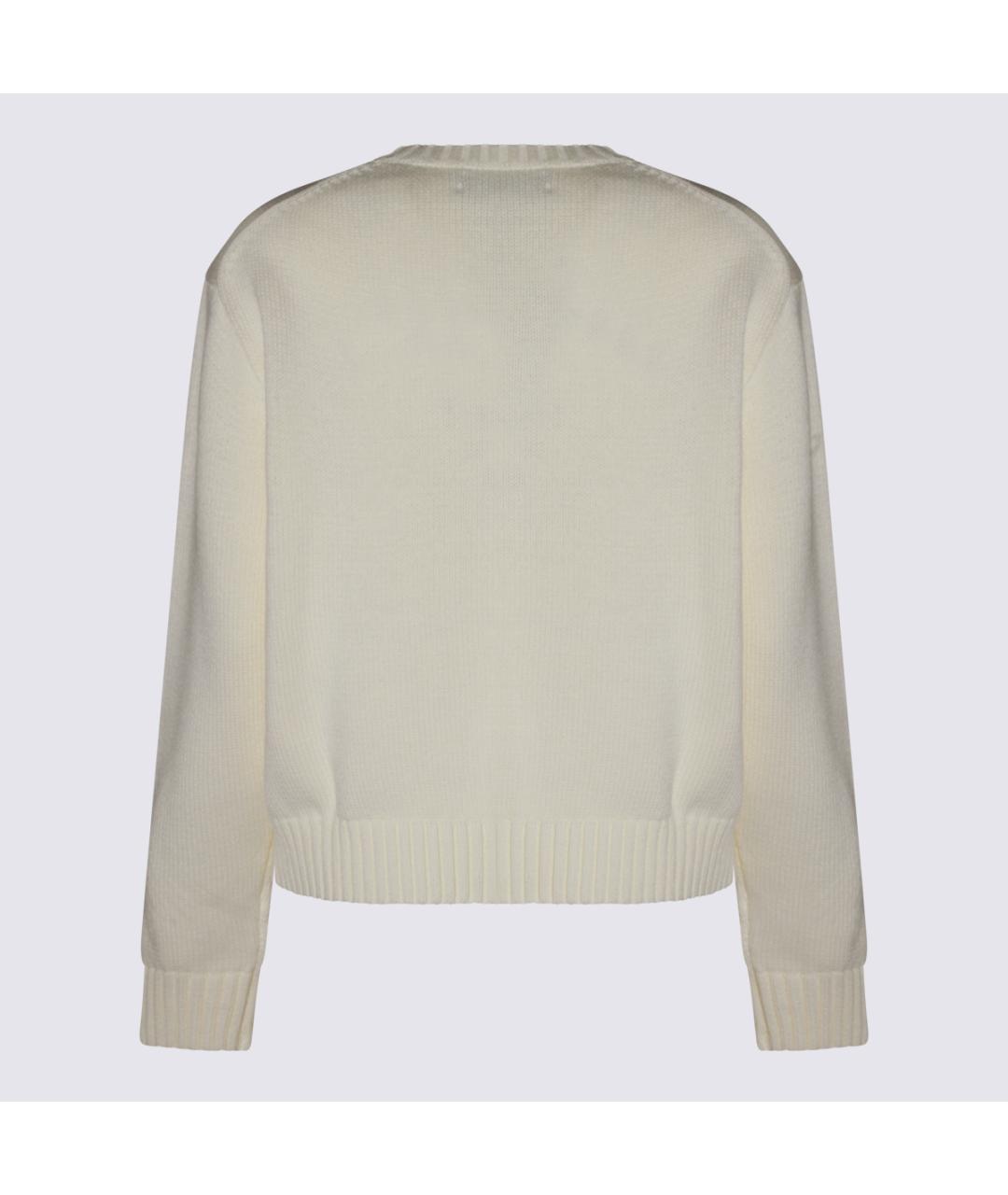 POLO RALPH LAUREN Белый хлопковый джемпер / свитер, фото 2