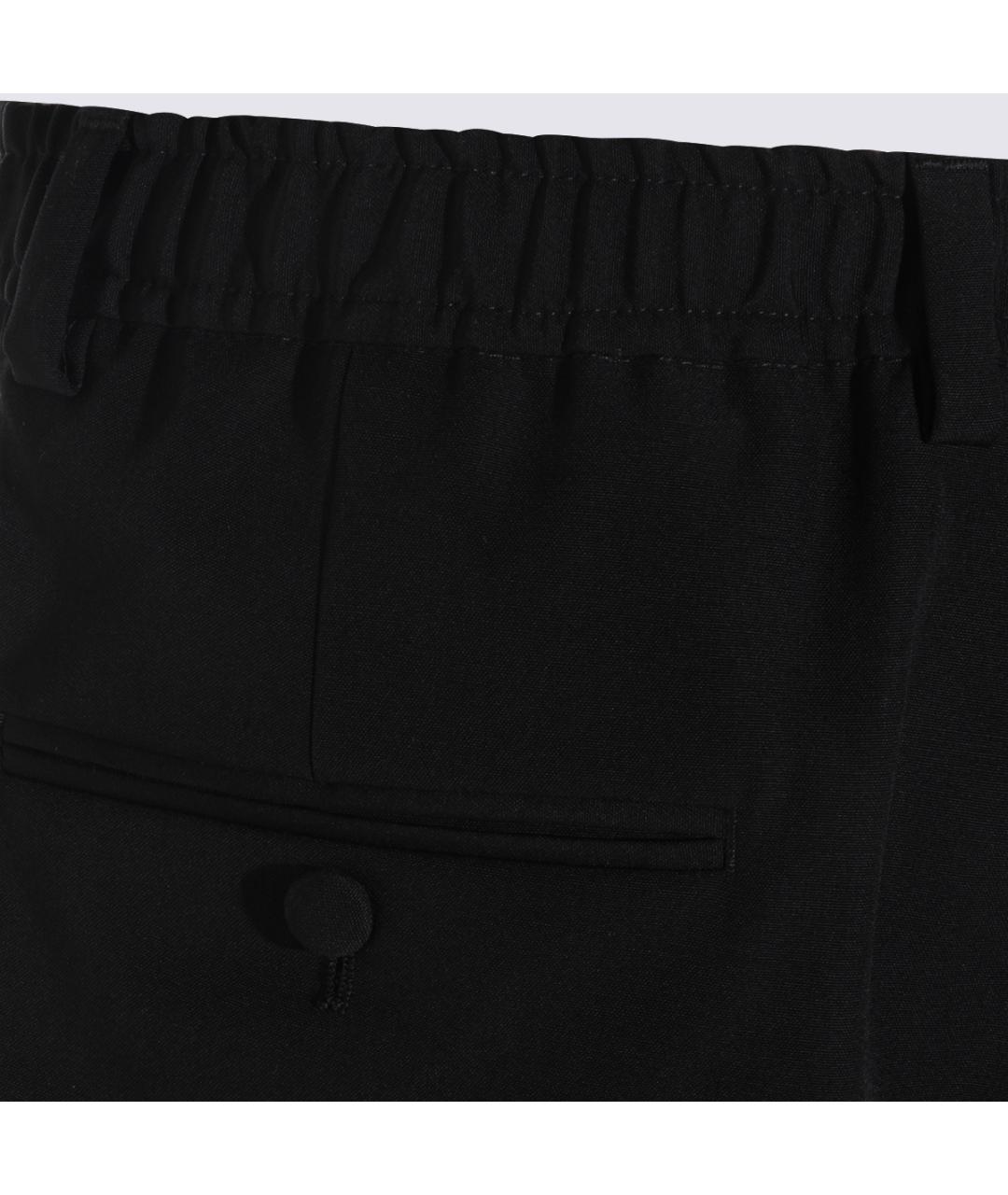 DOLCE&GABBANA Черные шерстяные классические брюки, фото 4