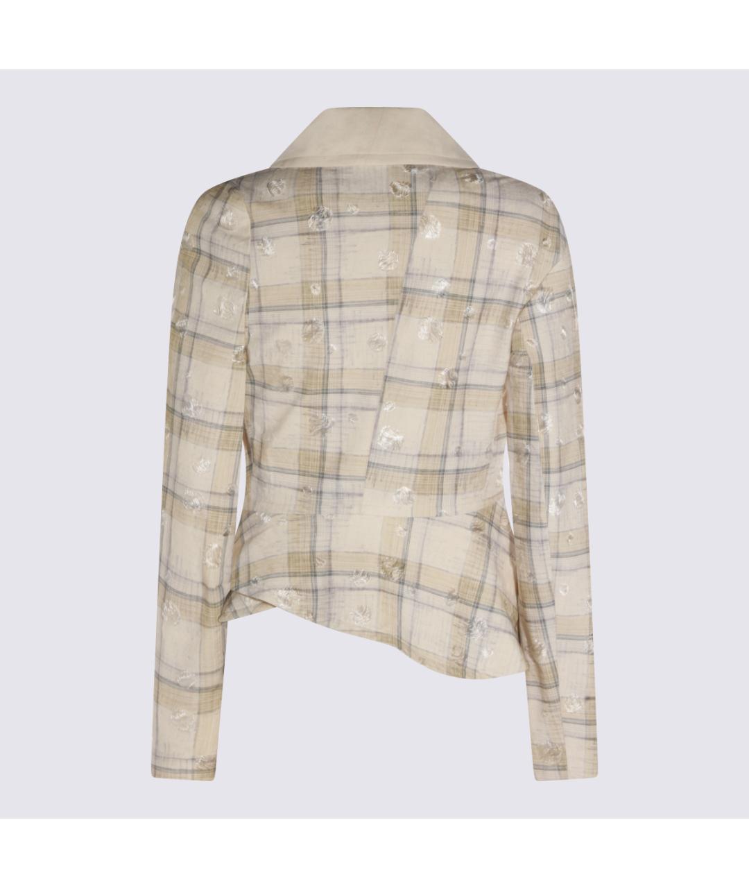 VIVIENNE WESTWOOD Бежевый хлопковый жакет/пиджак, фото 2