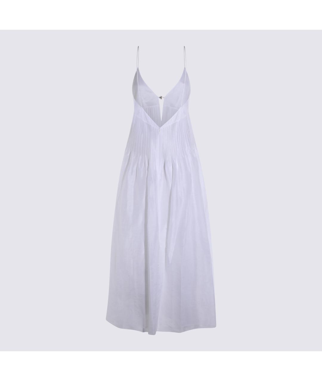 TORY BURCH Белое хлопковое повседневное платье, фото 2