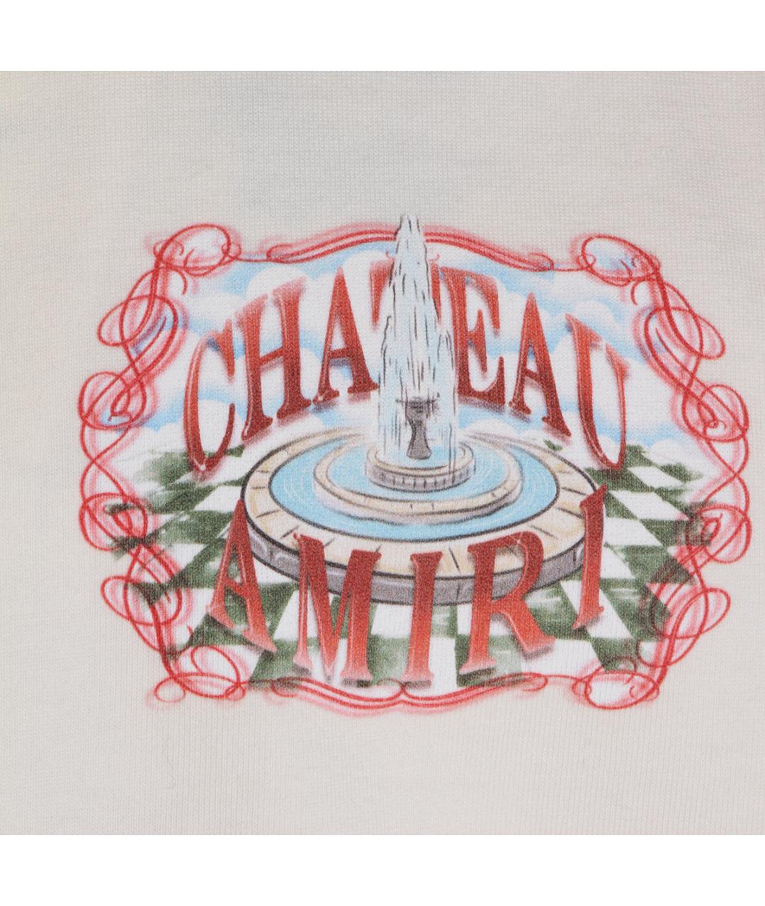 AMIRI Белая вискозная футболка, фото 3