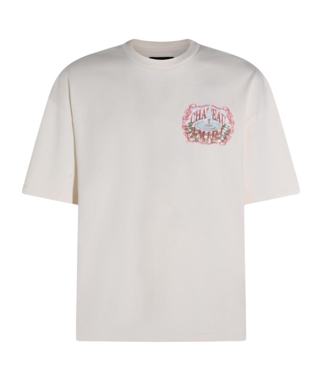 AMIRI Белая вискозная футболка, фото 1