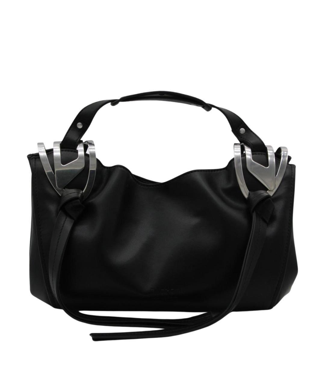 DIESEL Черная сумка через плечо из искусственной кожи, фото 1