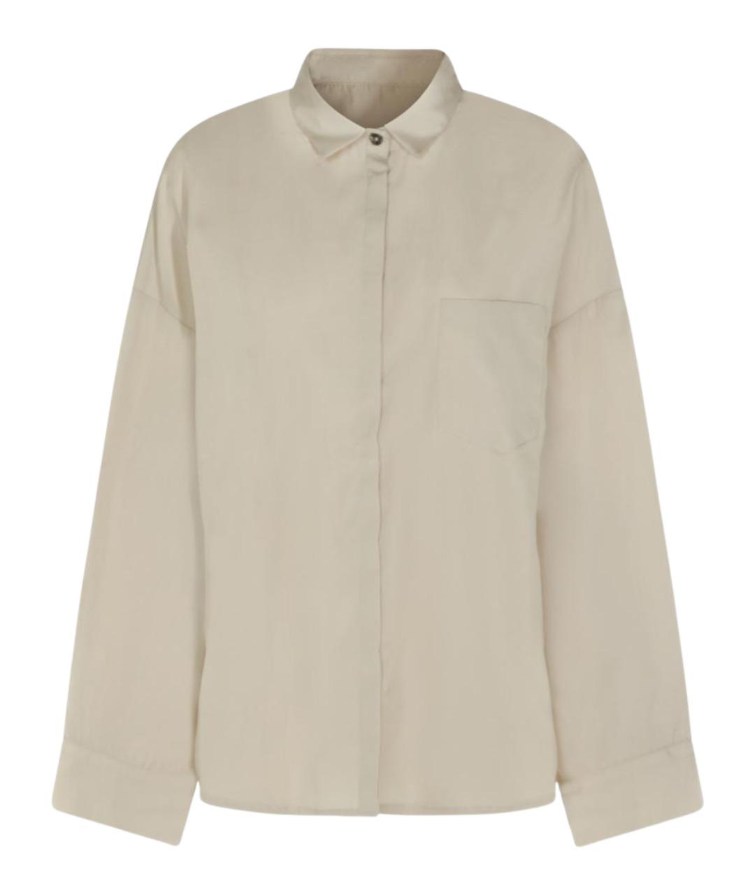 NINE IN THE MORNING Бежевая шерстяная рубашка, фото 1