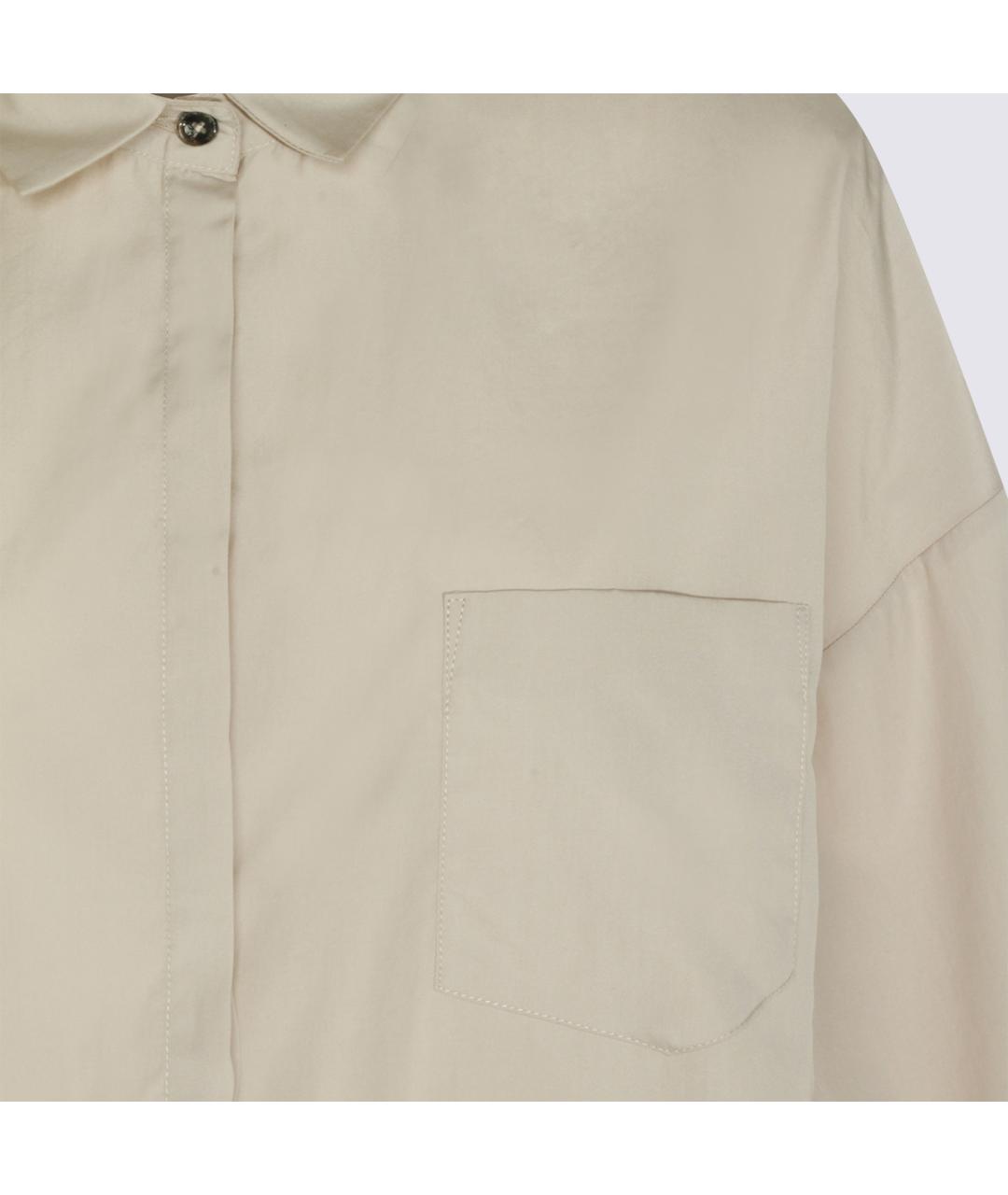 NINE IN THE MORNING Бежевая шерстяная рубашка, фото 3