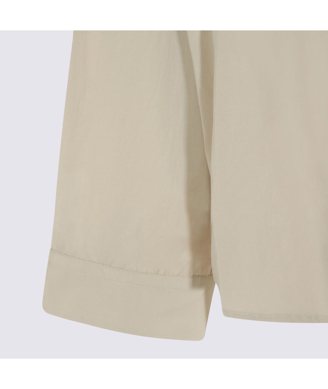 NINE IN THE MORNING Бежевая шерстяная рубашка, фото 4