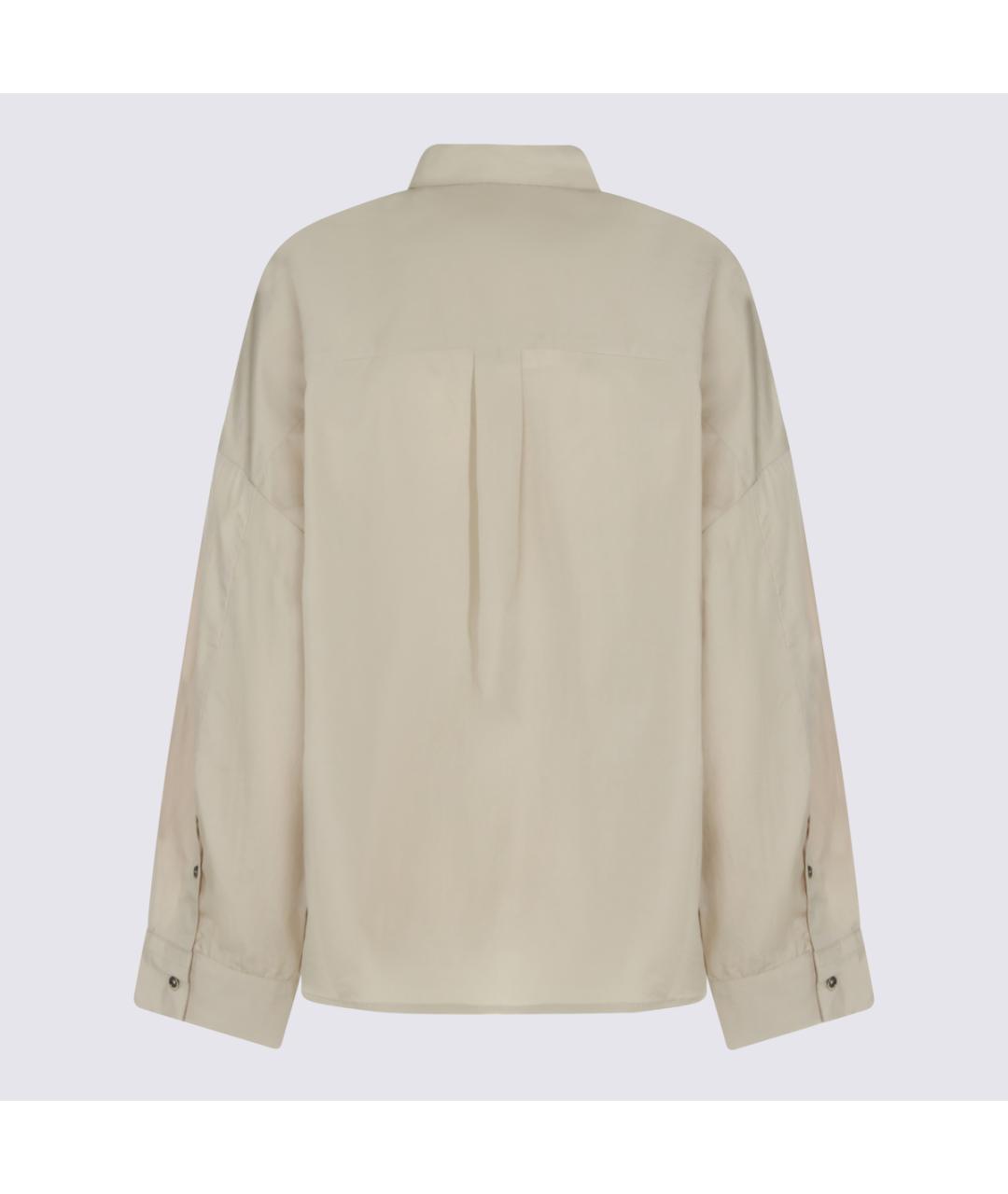 NINE IN THE MORNING Бежевая шерстяная рубашка, фото 2