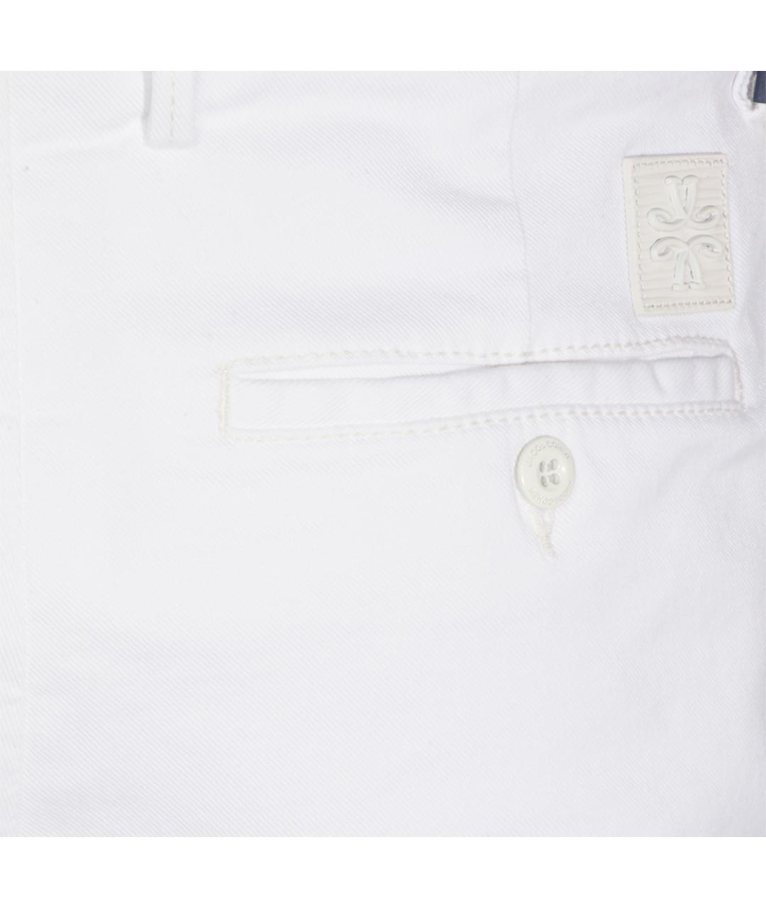 JACOB COHEN Белые хлопковые повседневные брюки, фото 4