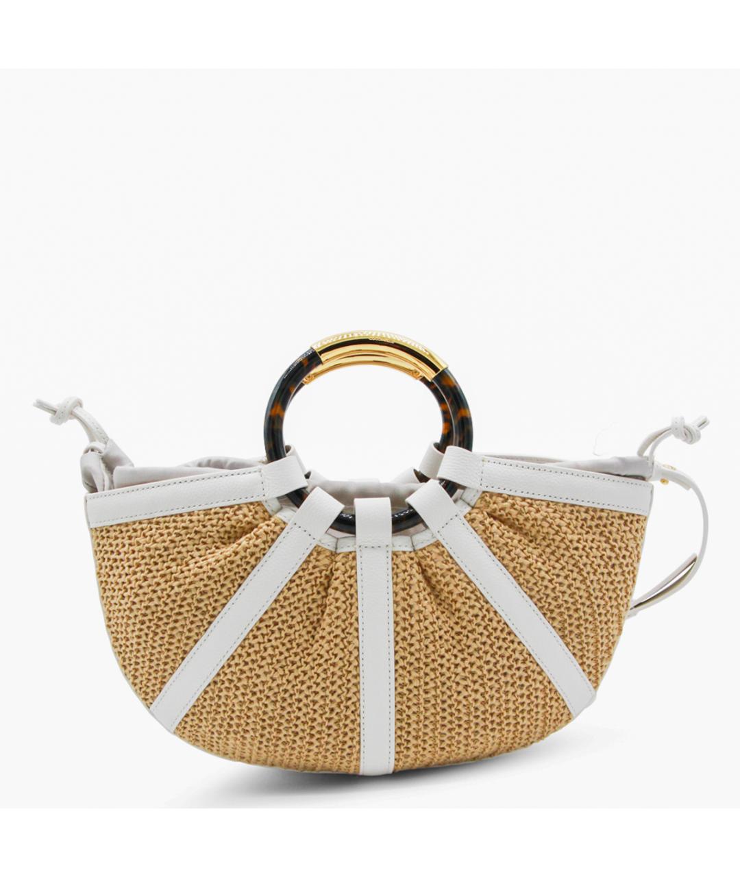 COCCINELLE Бежевая сумка с короткими ручками, фото 3