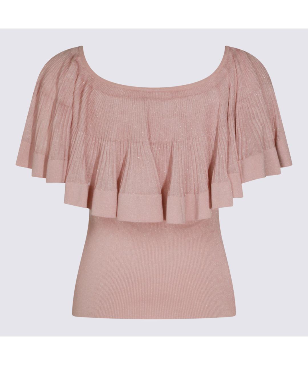 ZIMMERMANN Розовая вискозная футболка, фото 2