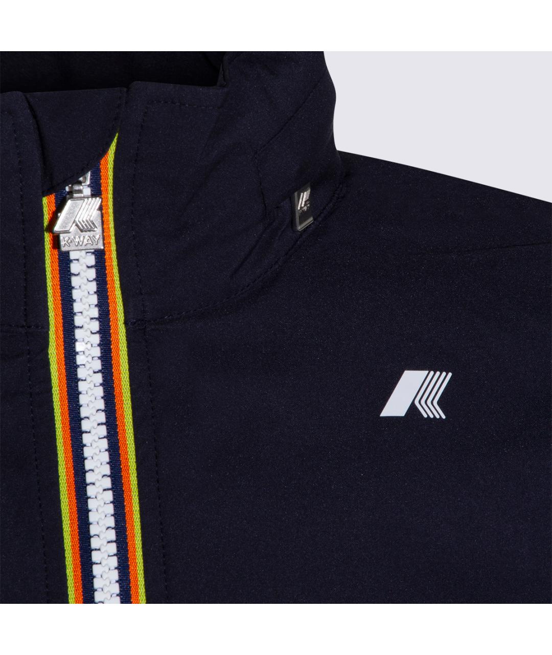 K-WAY Синяя полиамидовая куртка, фото 3