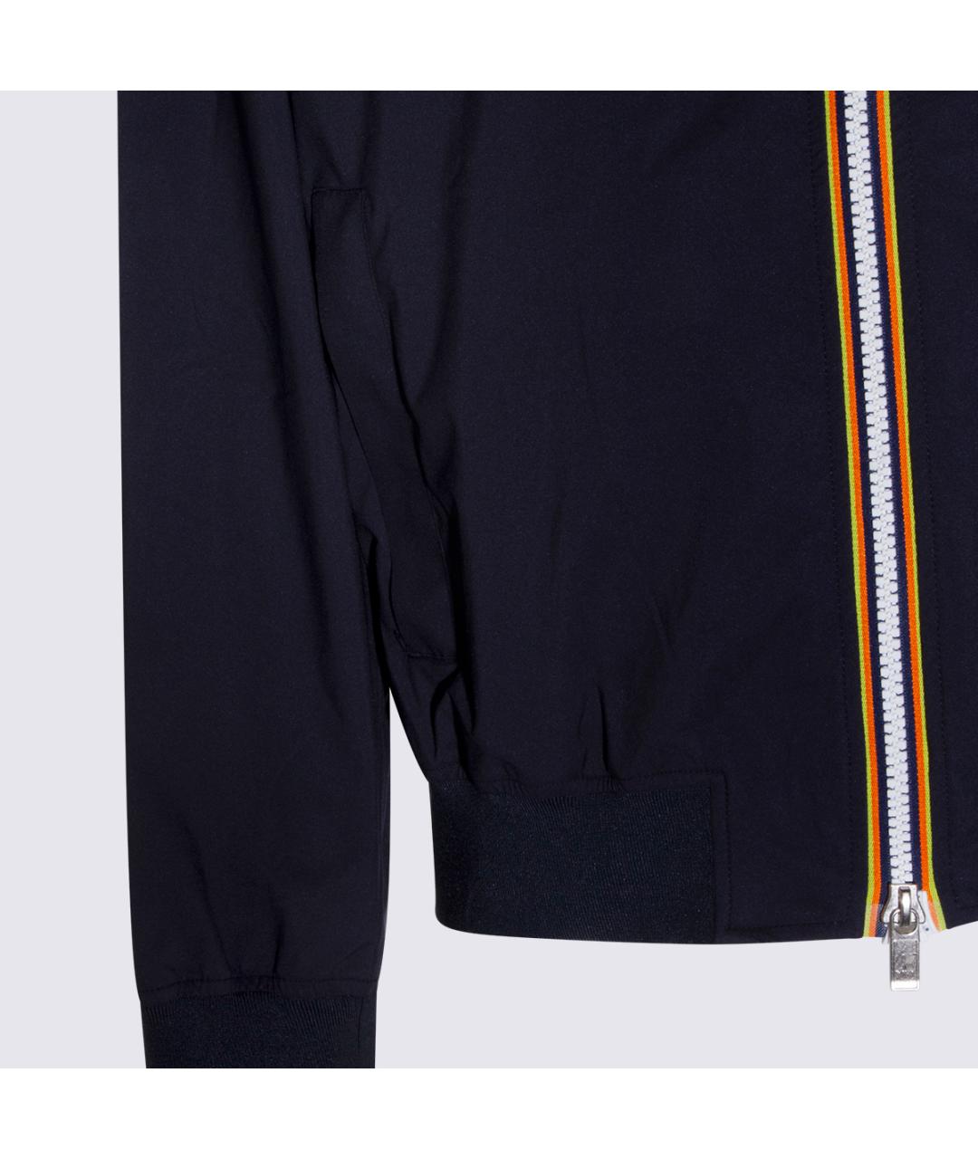 K-WAY Синяя полиамидовая куртка, фото 4