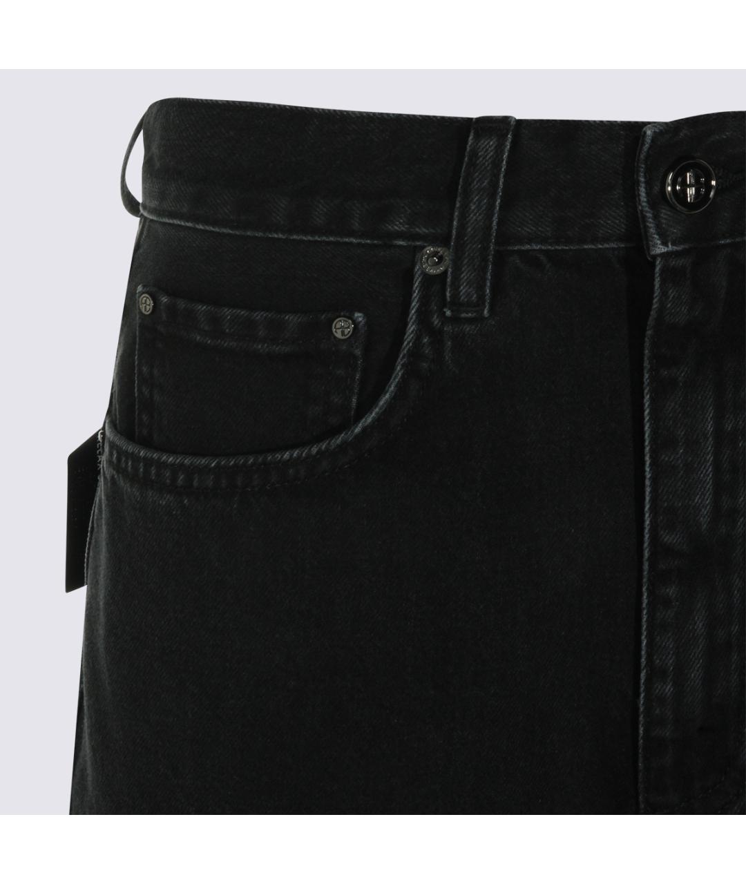 ANINE BING Черные хлопковые шорты, фото 3