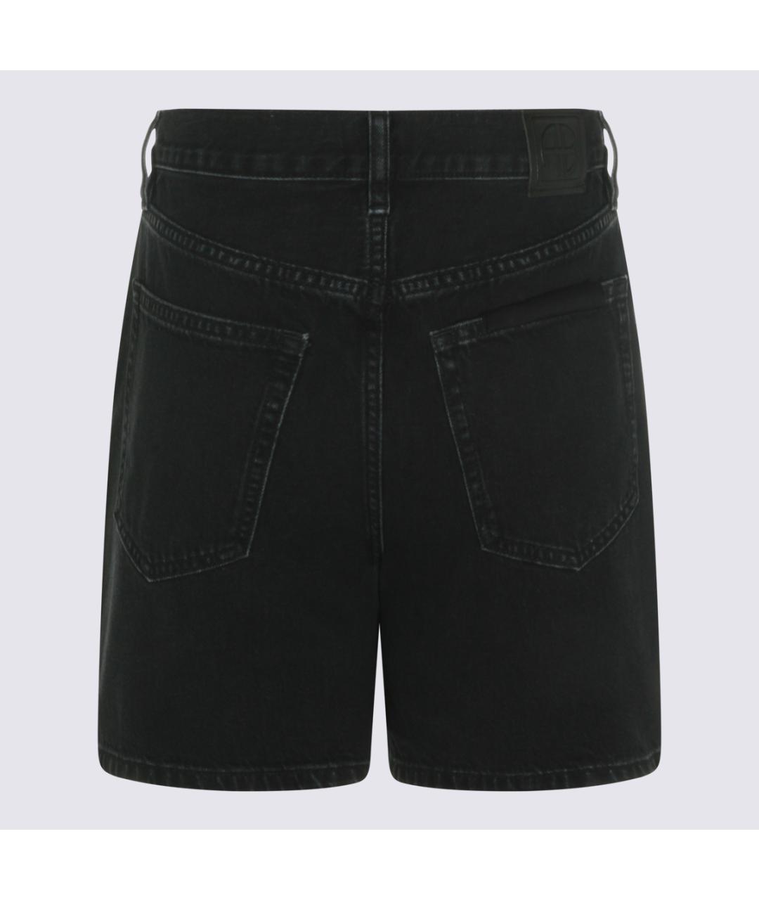 ANINE BING Черные хлопковые шорты, фото 2