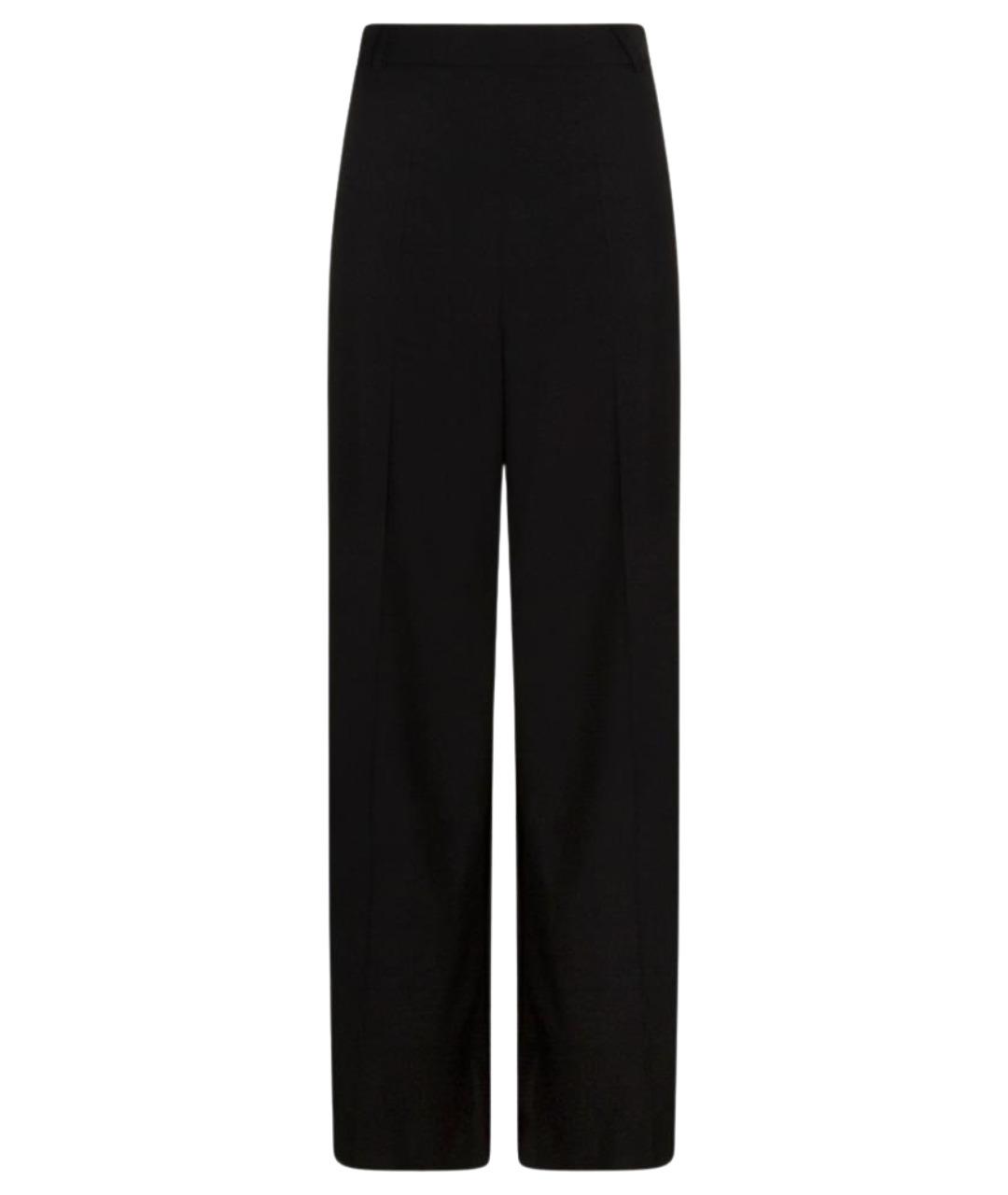 NISSA Черные полиэстеровые прямые брюки, фото 1