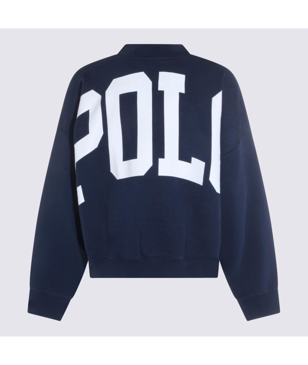 POLO RALPH LAUREN Синий хлопковый джемпер / свитер, фото 2