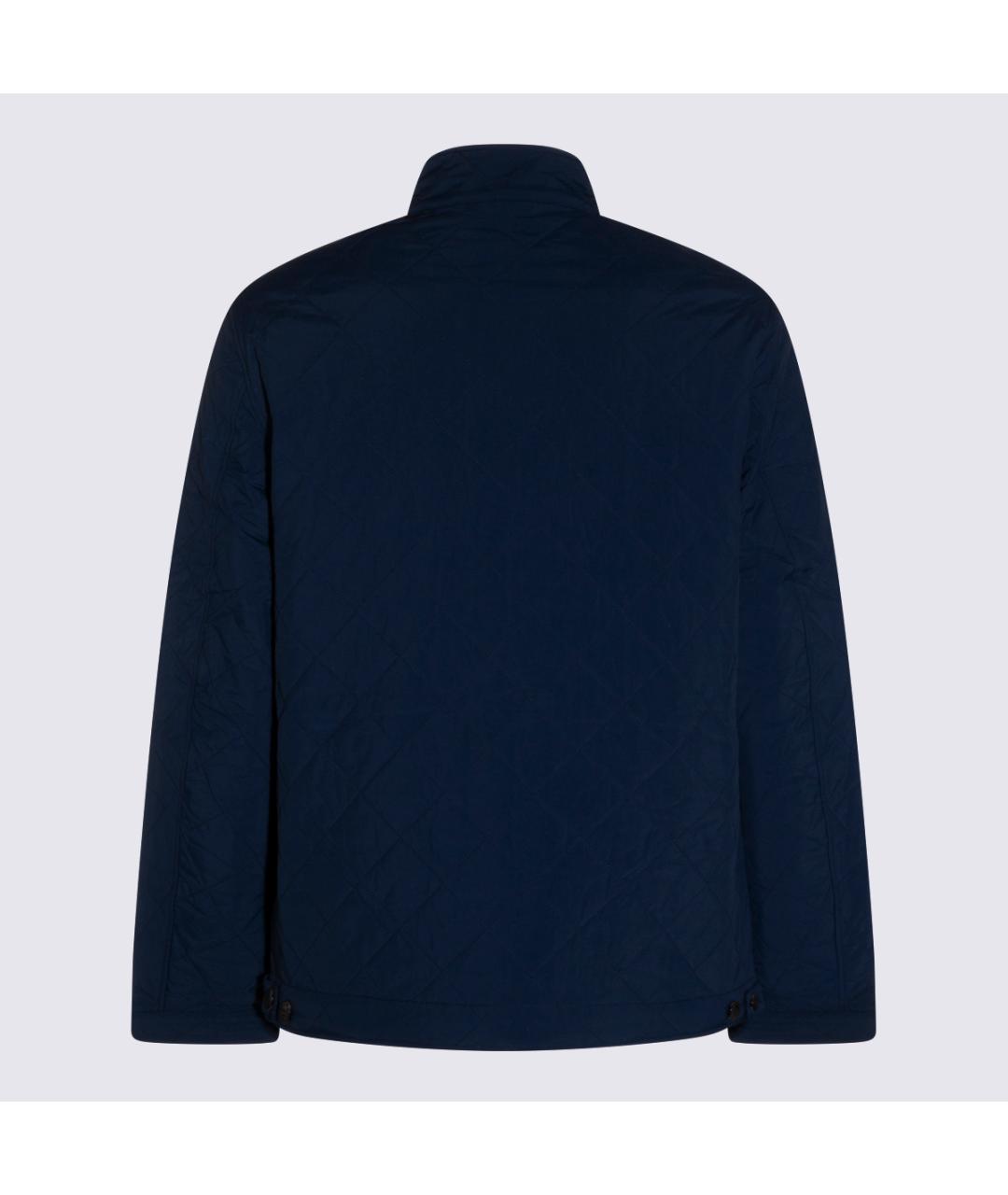 BARBOUR Синяя полиэстеровая куртка, фото 2