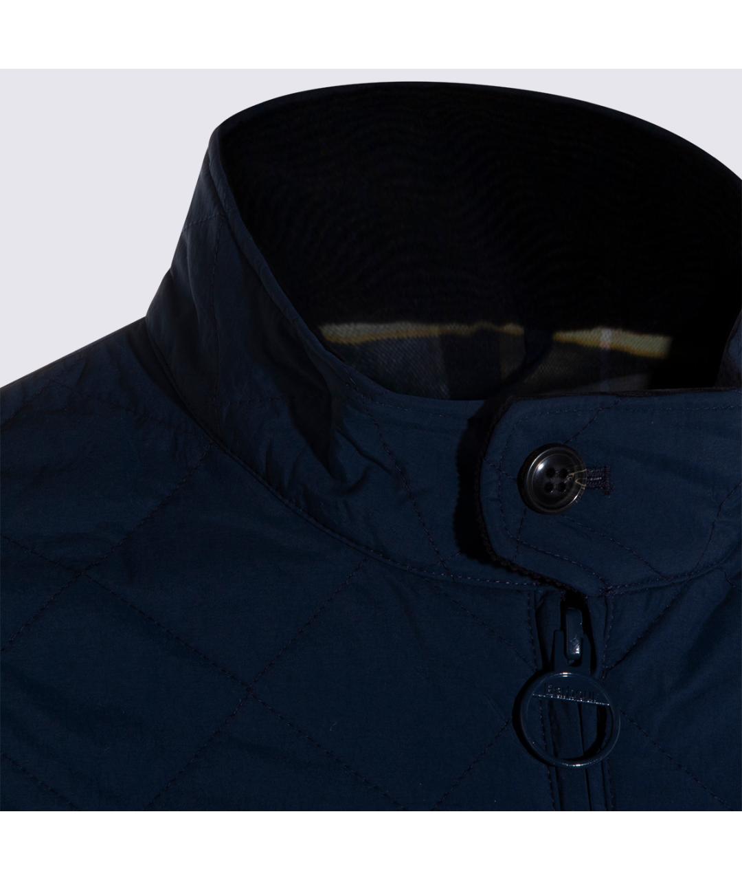 BARBOUR Синяя полиэстеровая куртка, фото 4